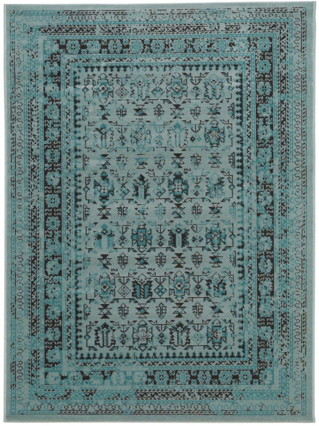 In- & Outdoor-Teppich Antique Türkis - benuta PLUS - RugDreams®
