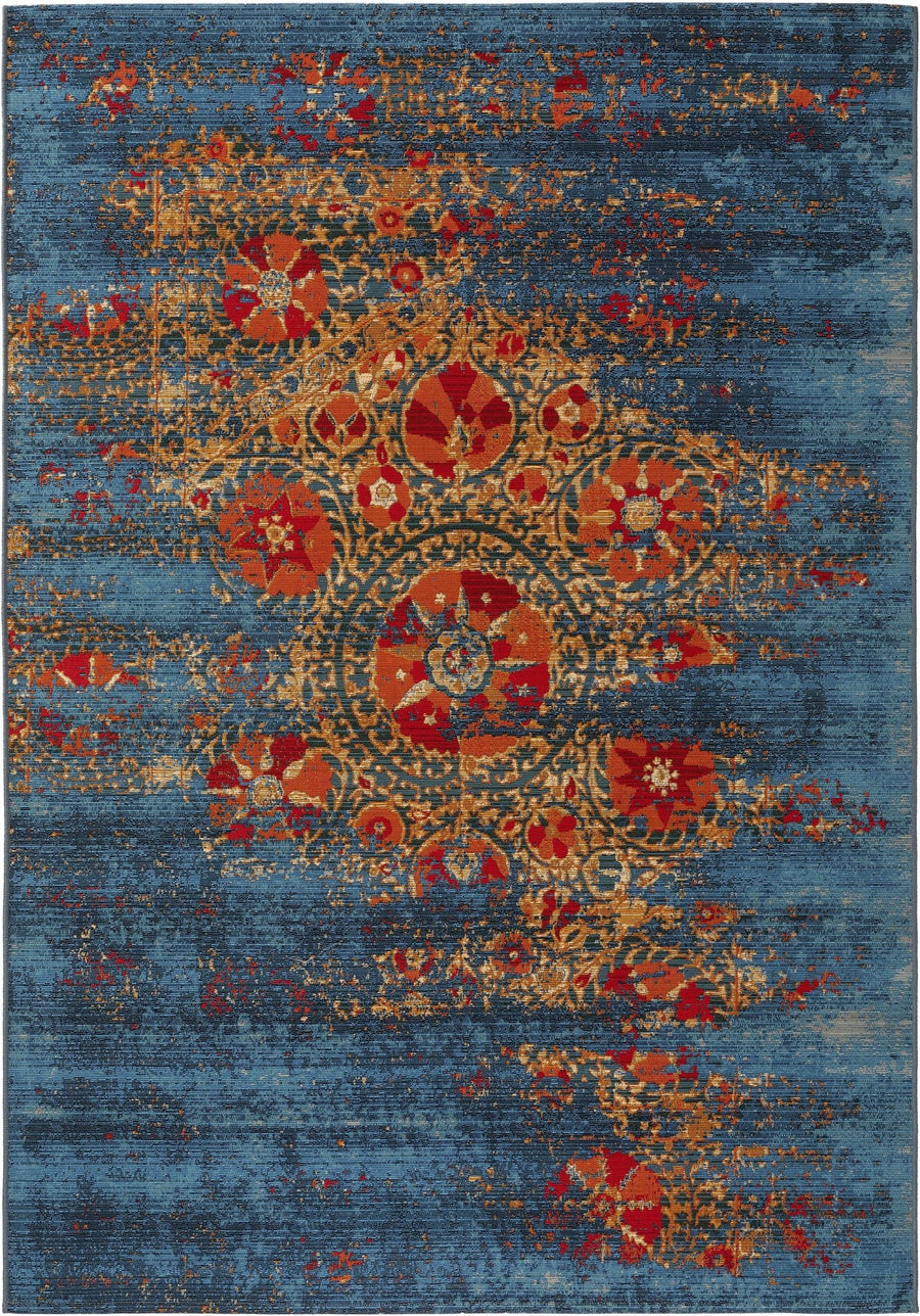 In- & Outdoor-Teppich Artis Multicolor/Blau - benuta PLUS - RugDreams®