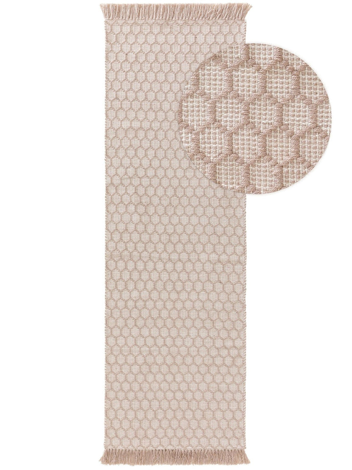 Teppich aus recyceltem Material Mimpi Taupe - benuta PLUS - RugDreams®