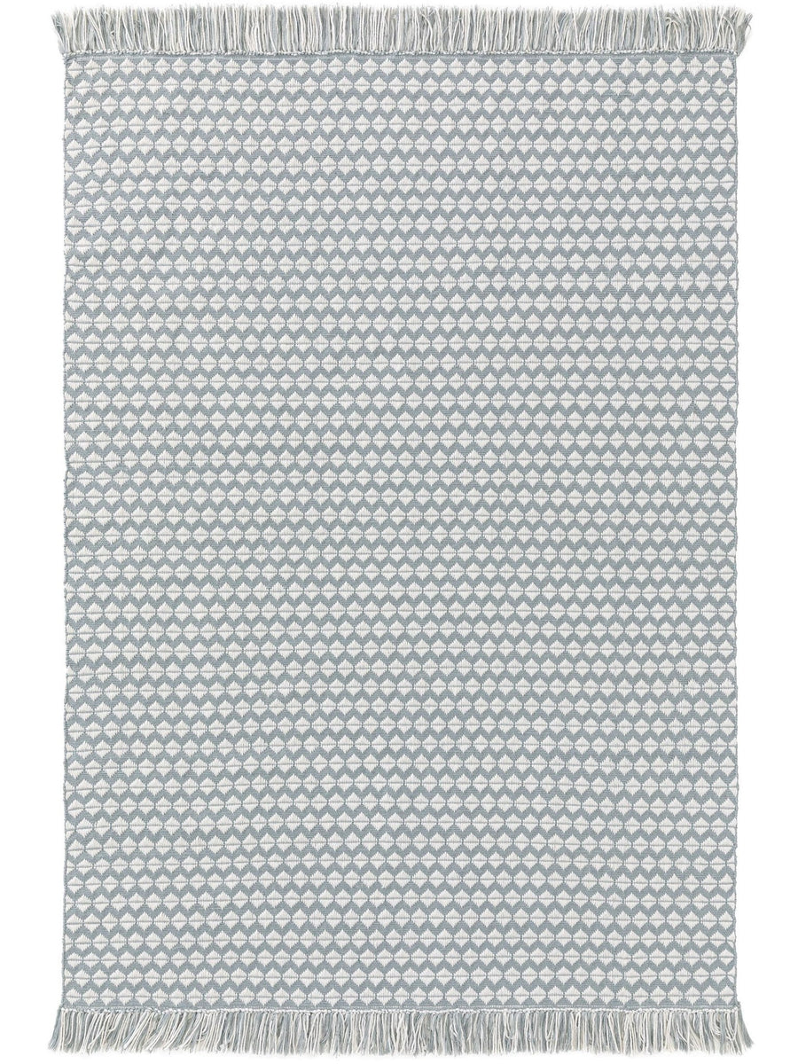 Teppich aus recyceltem Material Morty Blau - benuta PLUS - RugDreams®