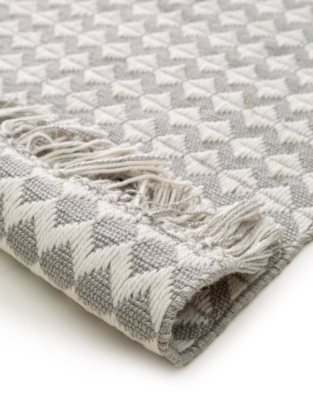 Teppich aus recyceltem Material Morty Grau - benuta PLUS - RugDreams®