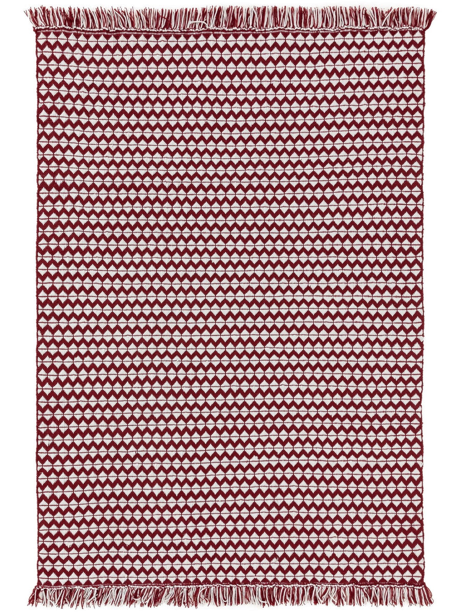 Teppich aus recyceltem Material Morty Rot - benuta PLUS - RugDreams®