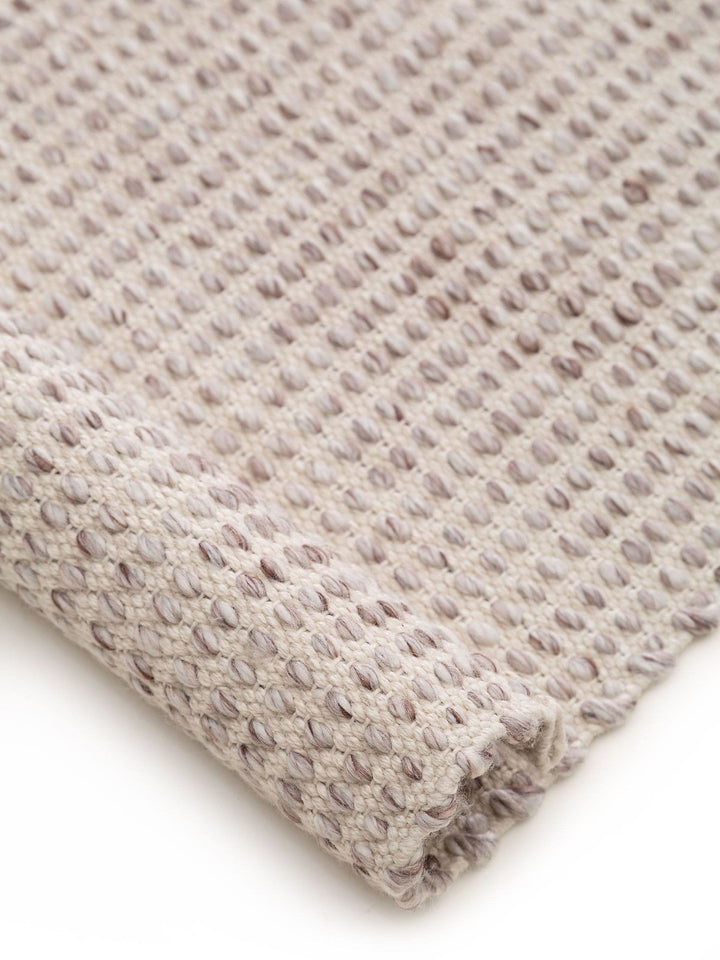 Teppich aus recyceltem Material Nyssa Cream/Taupe - benuta PLUS - RugDreams®