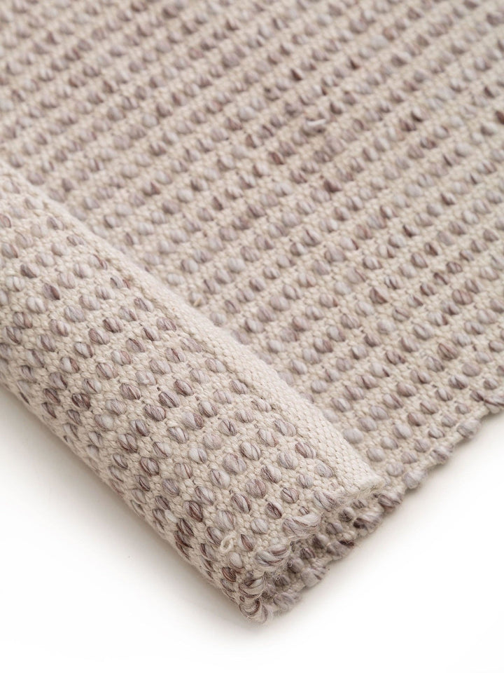 Teppich aus recyceltem Material Nyssa Cream/Taupe - benuta PLUS - RugDreams®