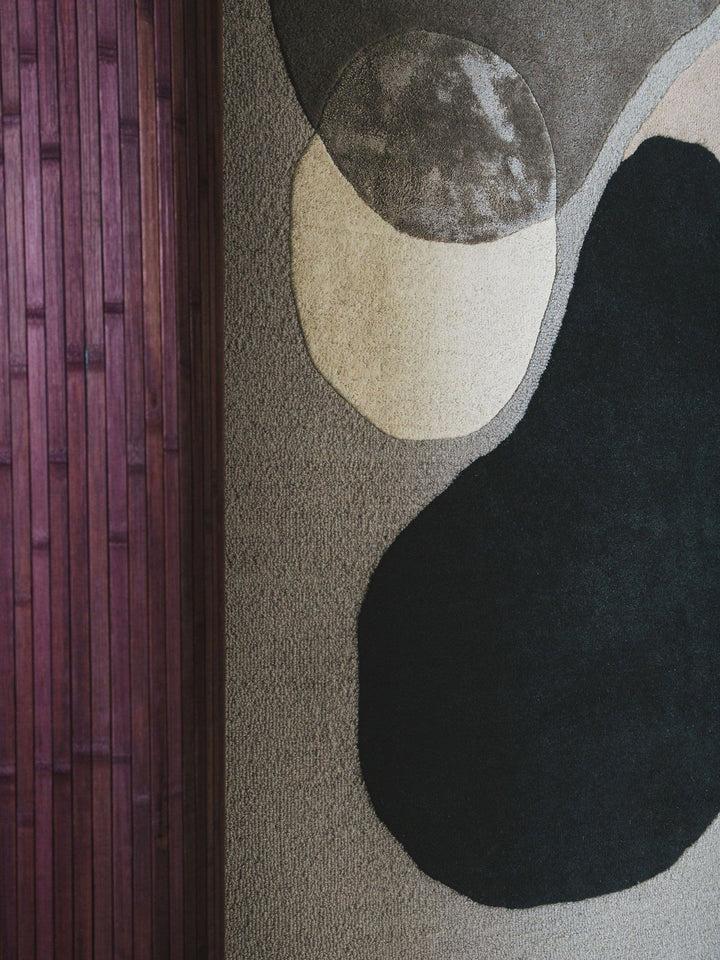 Wollteppich Kyoto Multicolor/Grau - benuta TRENDS - RugDreams®